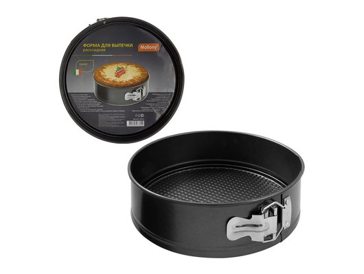 Форма для выпечки металлическая MALLONY 007729 KR-4003 раскладная 22*6,8 см